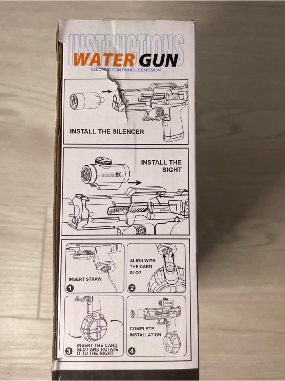 NIB Trendy Toys Blue Electric Water Gun Rechargeable Battery Summer Toy Ages 3+ - Picture 9 of 10